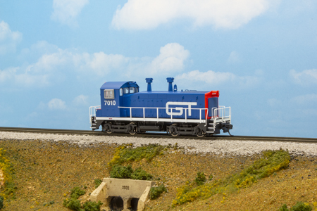 a model locomotive