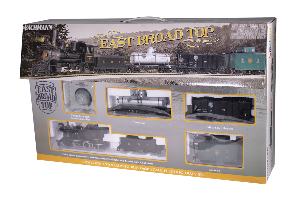 Color photo of On30 train set box.