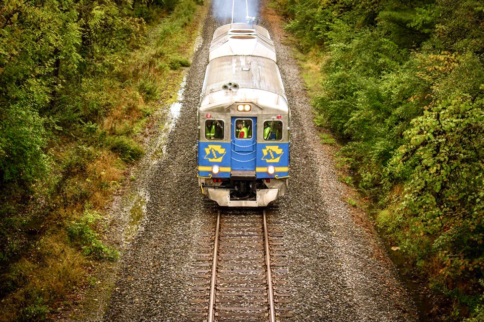 Front-on view from above of RDC