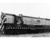 Diesel Chicago & North Western locomotives awaiting delivery