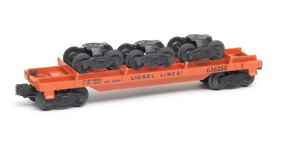 orange and black model freight car