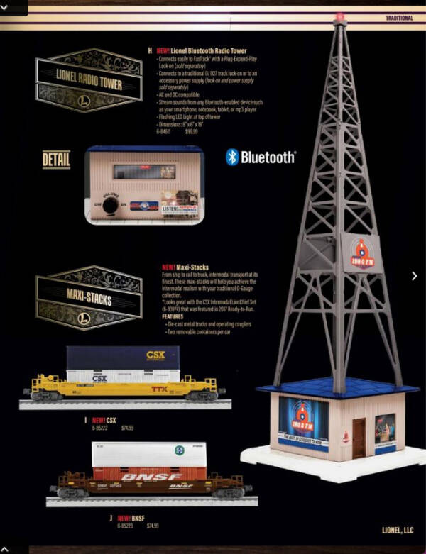 Use Lionel’s Bluetooth Radio Tower on your layout Trains