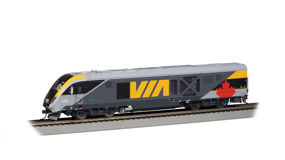 A model locomotive on model rail track