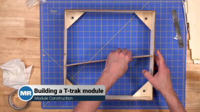 Building a T-Trak module | Frame construction