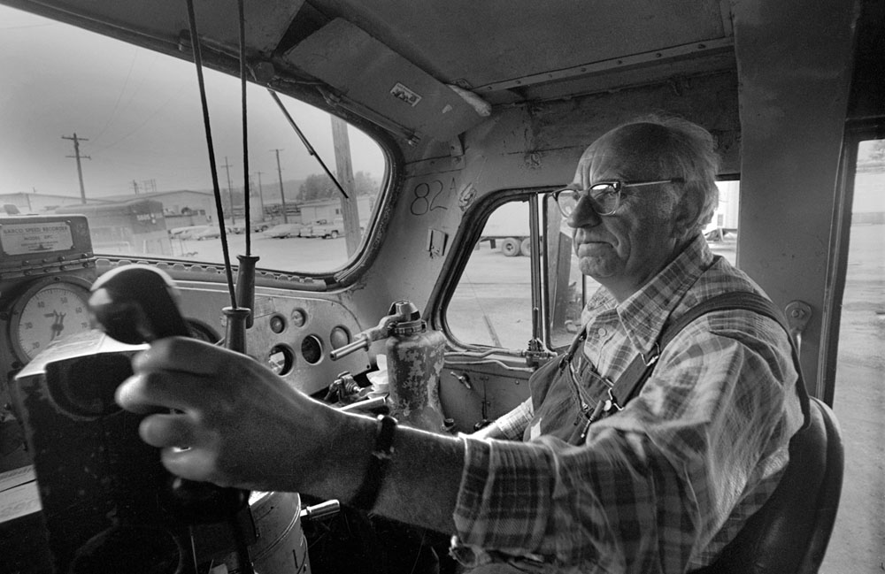 older man in engine