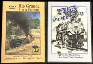 Photo of covers of two steam video DVDs