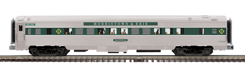 Color image of O gauge passenger coach.