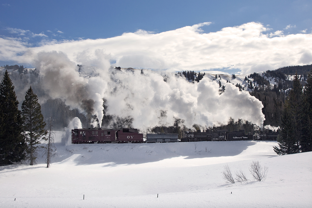 rotary side view throwing snow