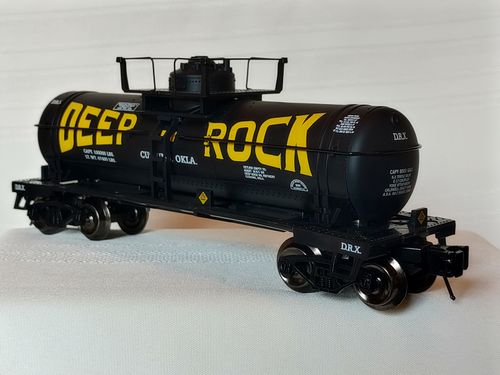 black model tank car