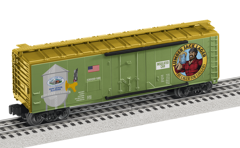 green and yellow model reefer
