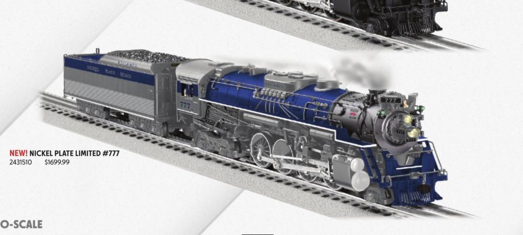 model Berkshire engine with blue paint scheme