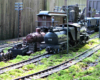 depot scene on garden railway