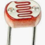 A picture of a photocell resistor