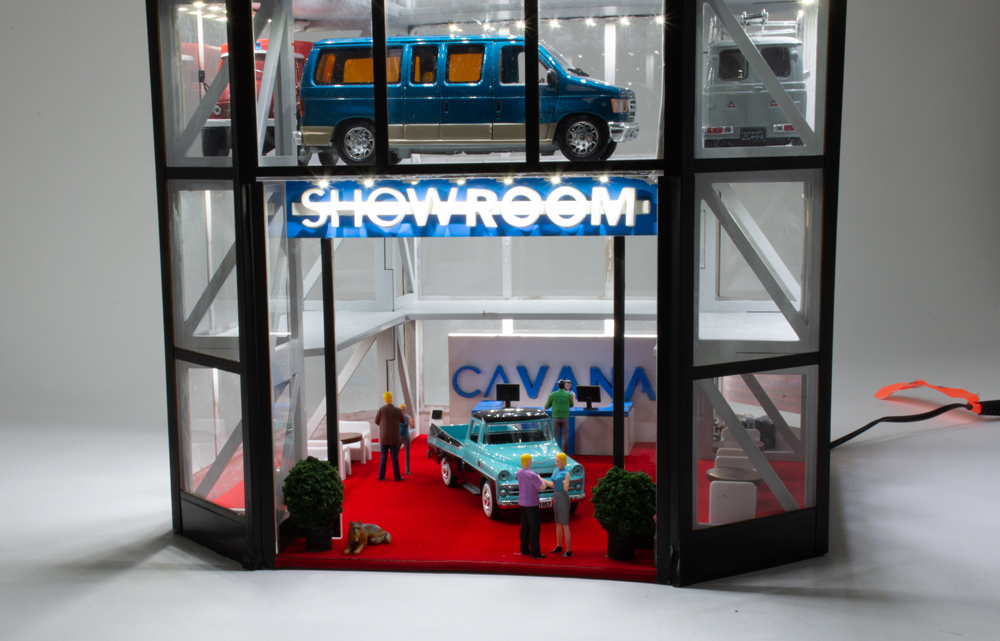 model vehicle showroom