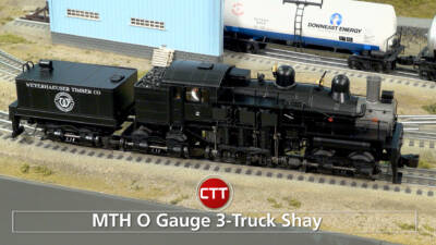 O gauge three-truck Shay from MTH