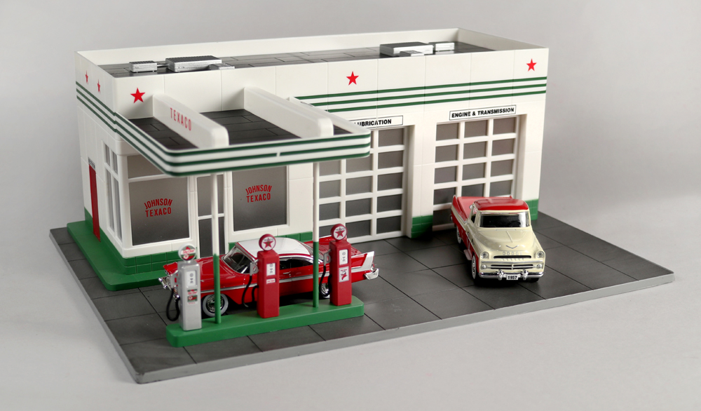 model gas station