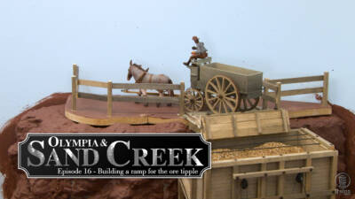 Olympia & Sand Creek, Episode 16 | Building a removable ramp for the ore tipple