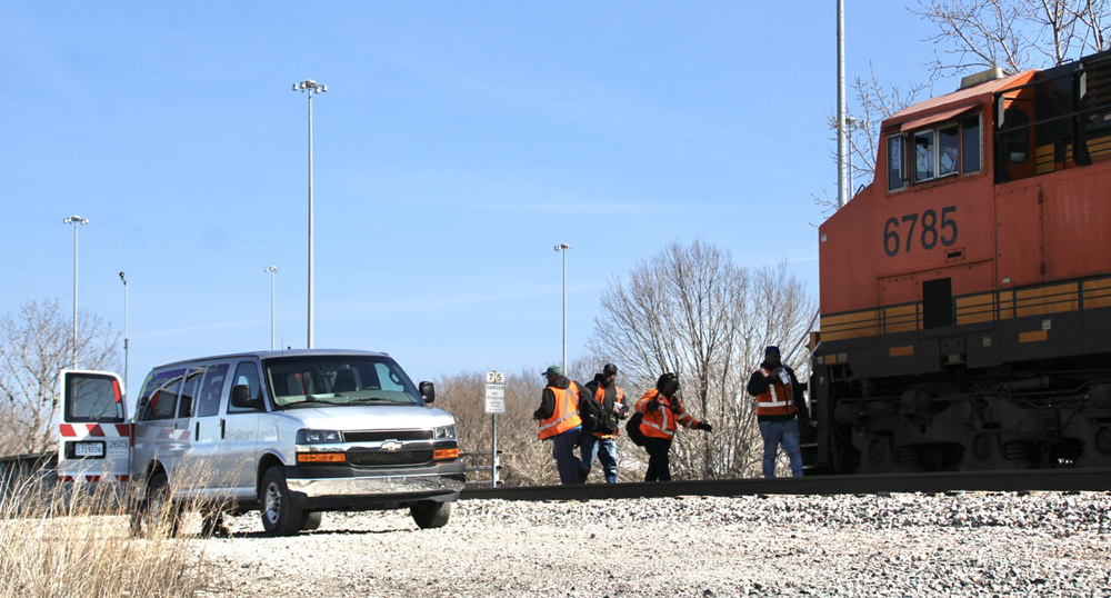 BNSF crew change