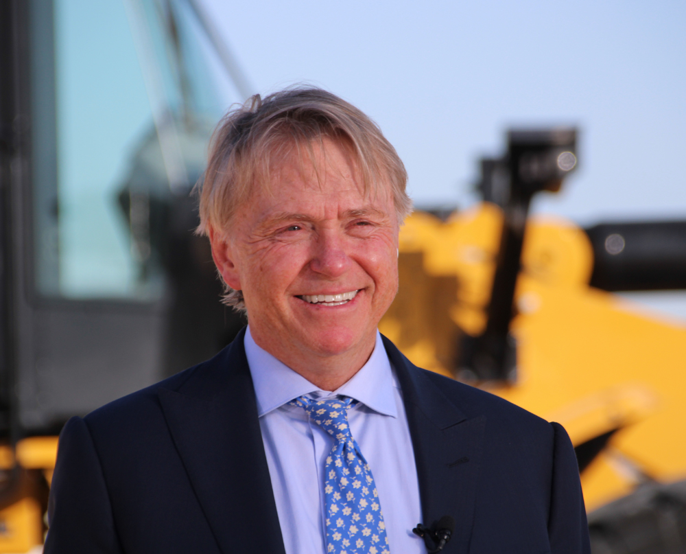 Smiling man in suit