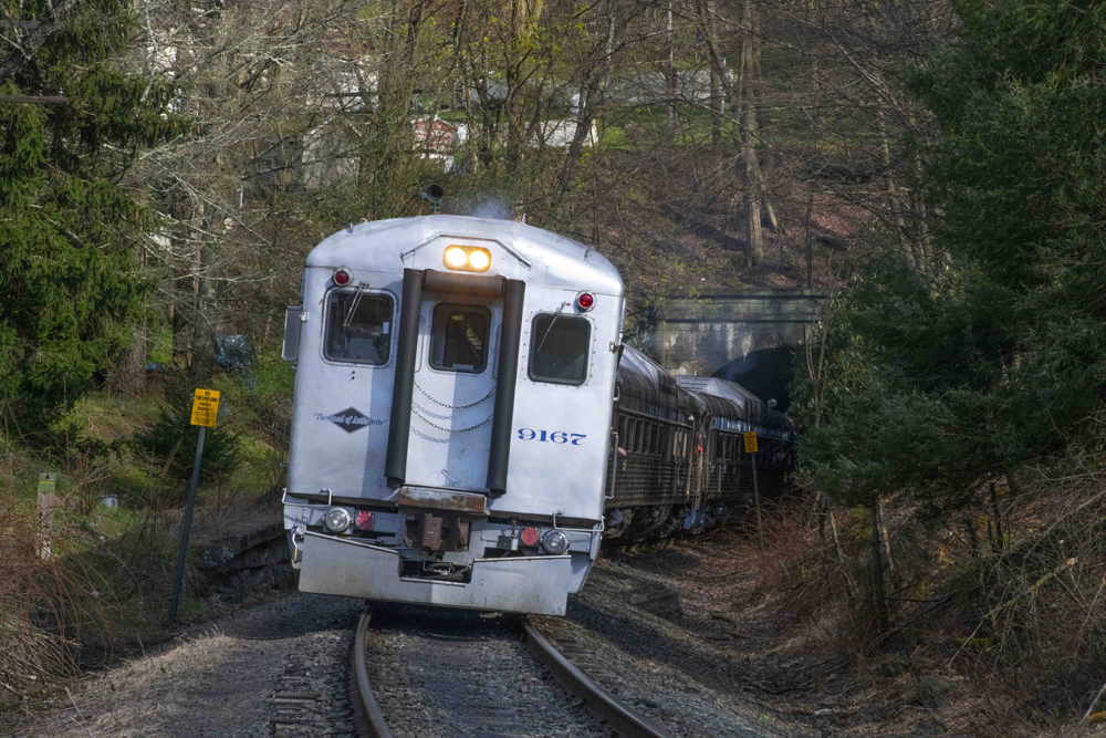 Three RDCs exit tunnel