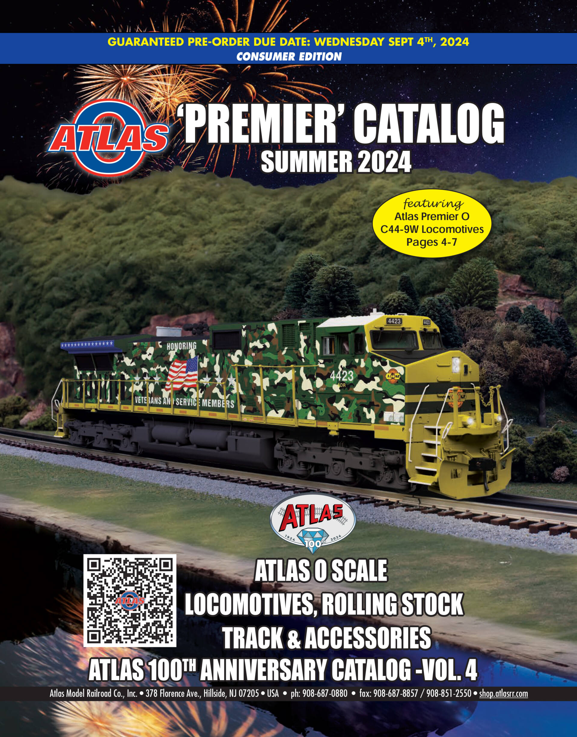 Atlas O Summer 2024 Premier catalog Trains
