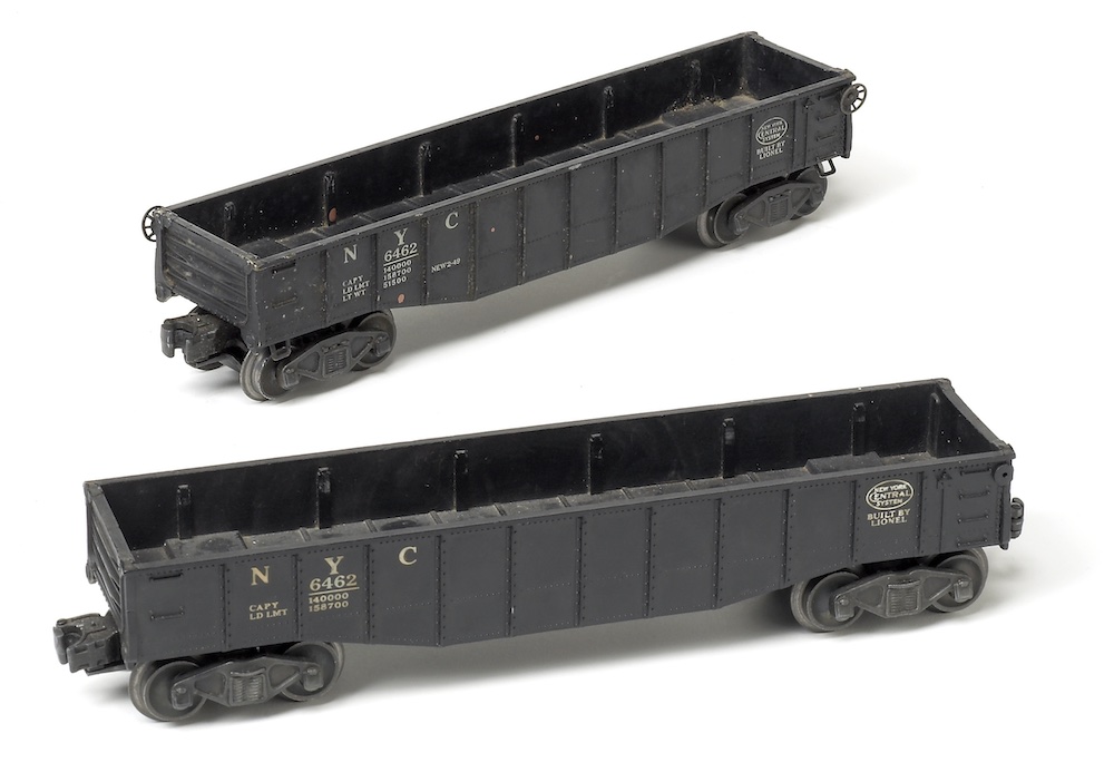 two black model gondola cars; 10 more helpful tips for your layout