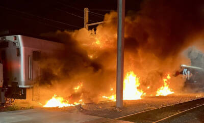 Fire damages Amtrak equipment at Washington yard - Trains