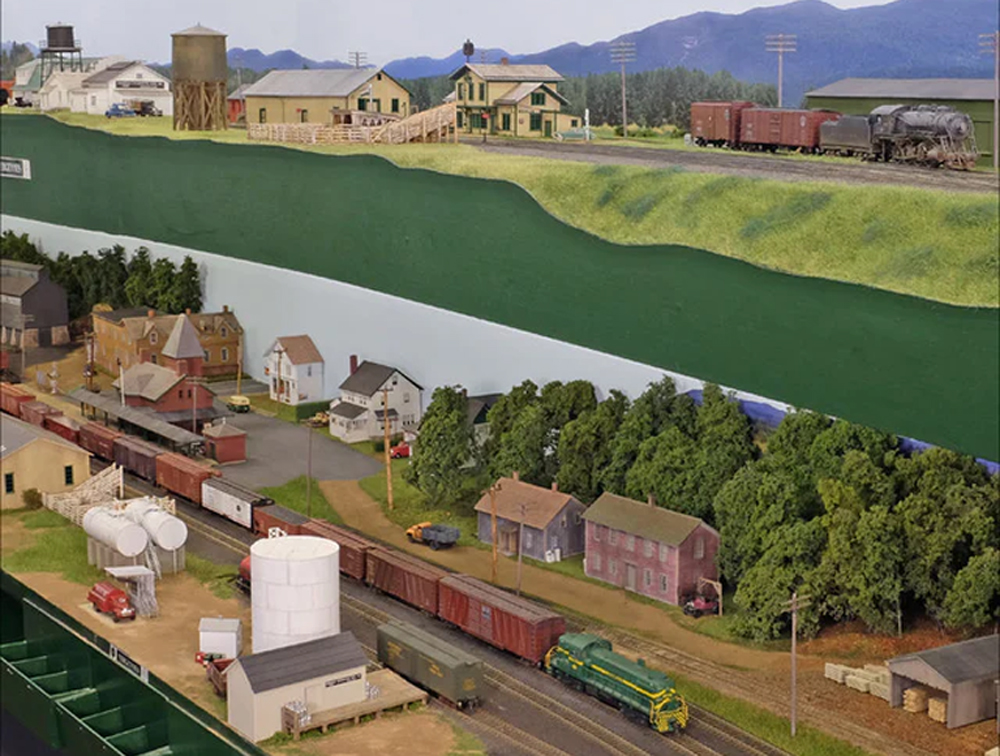 The cover for model railroader's multideck design book