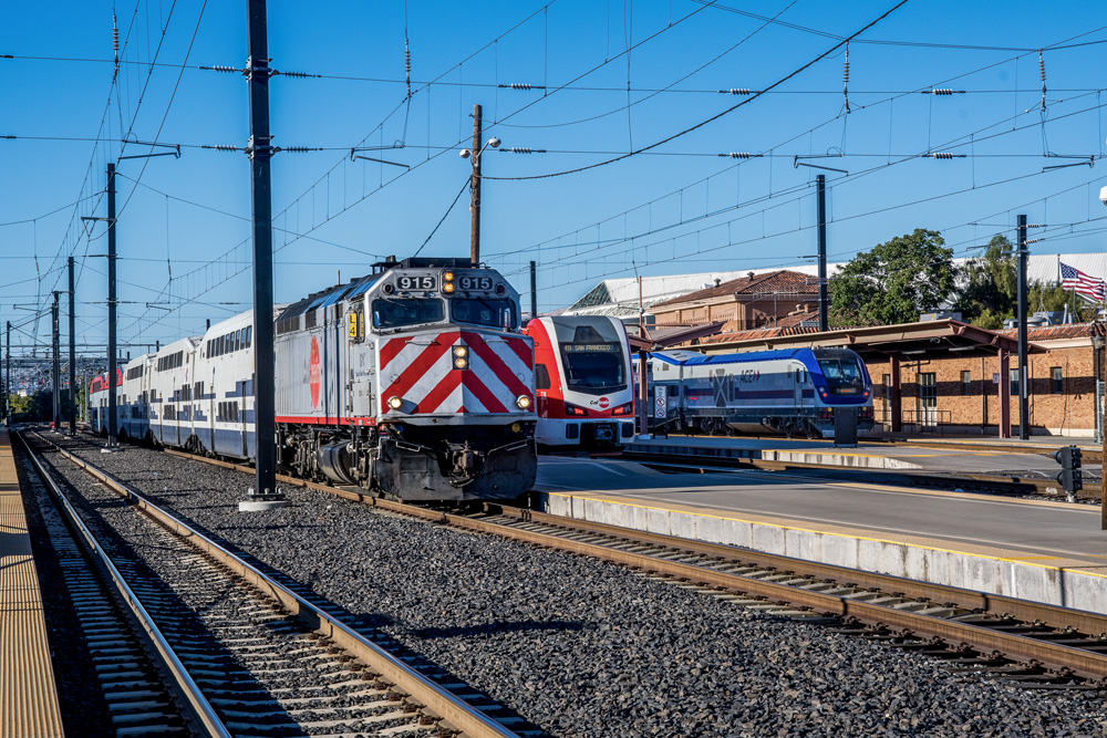 trains at station