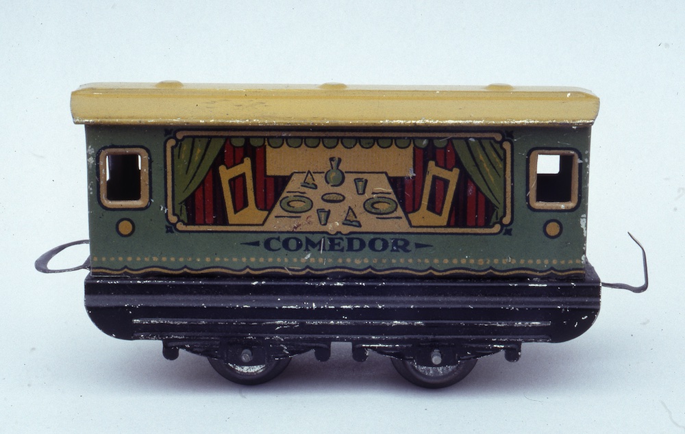 model tinplate dining car