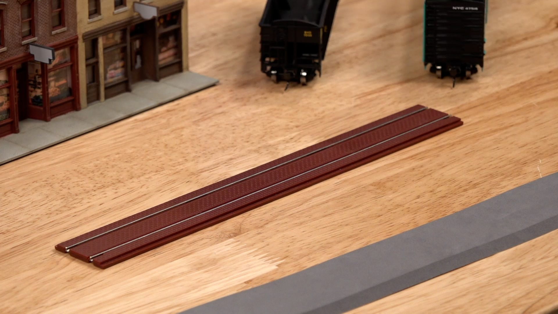 Close-up of track.