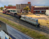 Finally we drop those, run around the rest of our train, and put it together.
