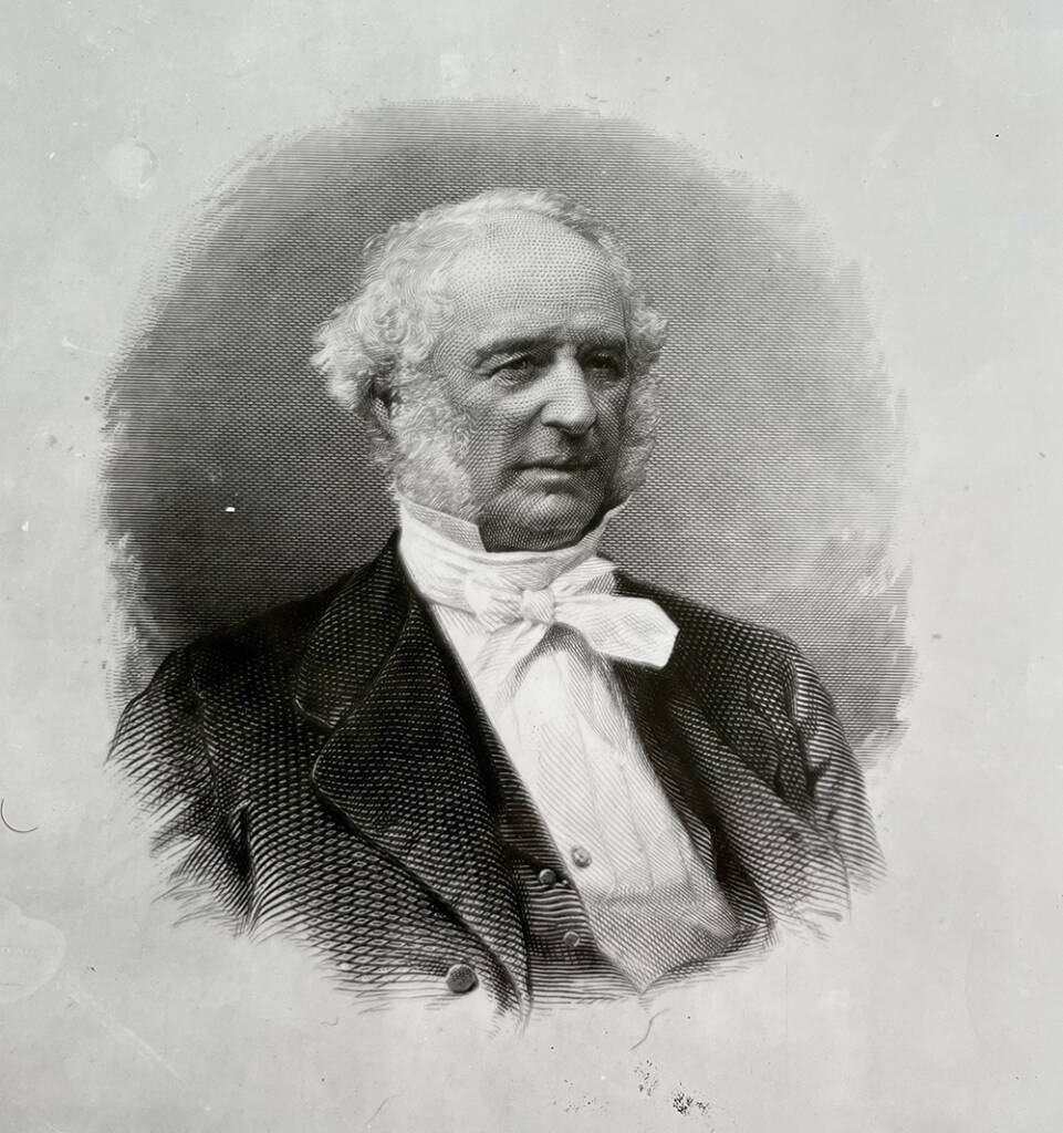Portrait shot of Cornelius Vanderbilt