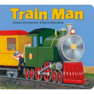 kids book with train on the cover