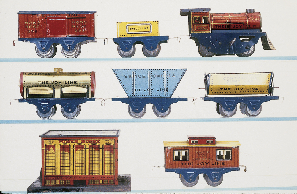 catalog art of toy trains