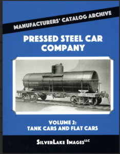 blue cover of book with archival tank car photograph
