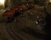 dark scene of model mine