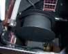closeup of model sheave with black cable
