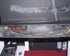 view of mining scene on toy train layout
