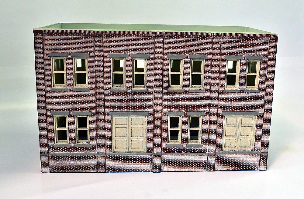 Design Preservation Models Laube’s Linen Mill kit with joint compound mortar