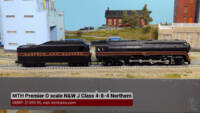 Recent: MTH Premier N&W 4-8-4 J class Northern steam locomotive