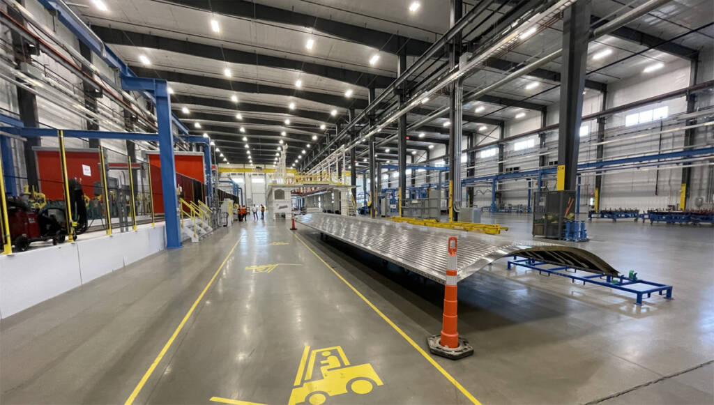 Interior of manufacturing plant