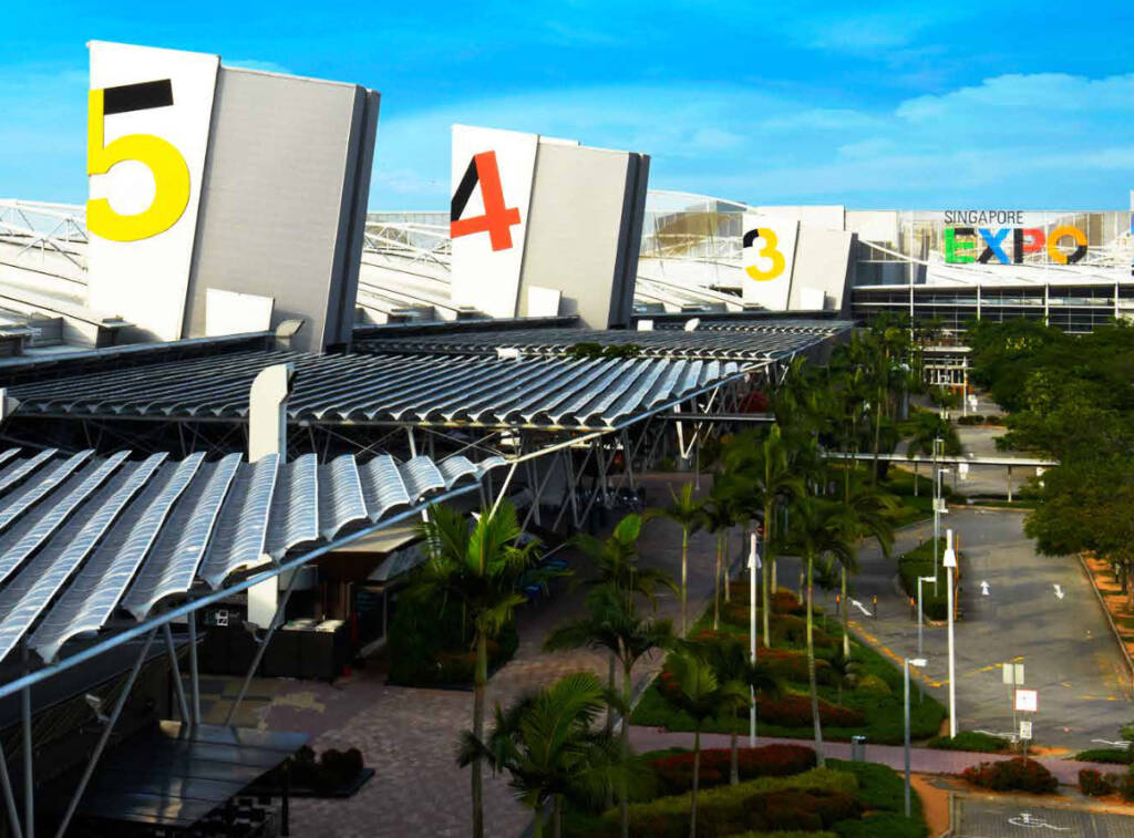 View of convention center complex
