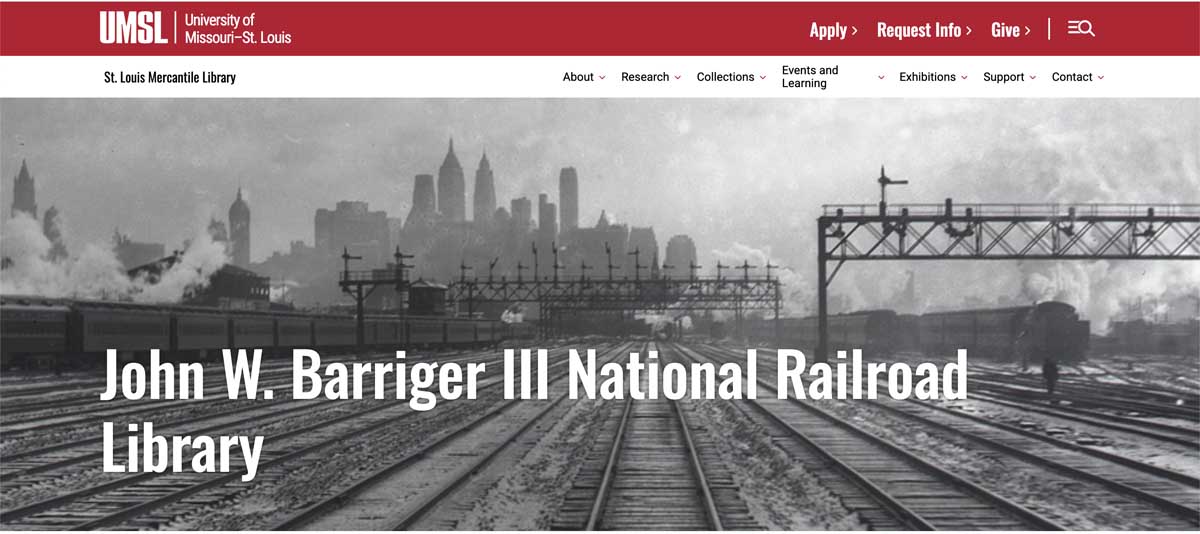 Screenshot of internet website