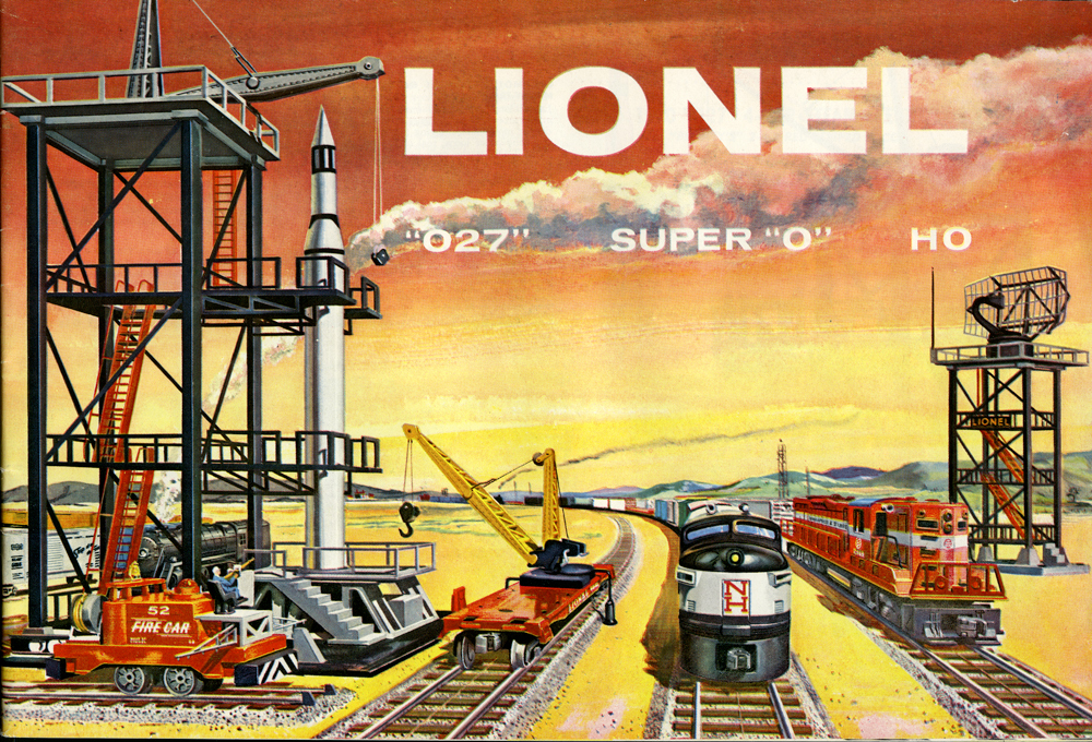 graphics of Lionel catalog cover