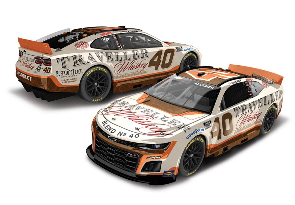 two die-cast model cars