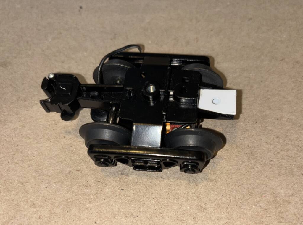 modified toy train truck assembly