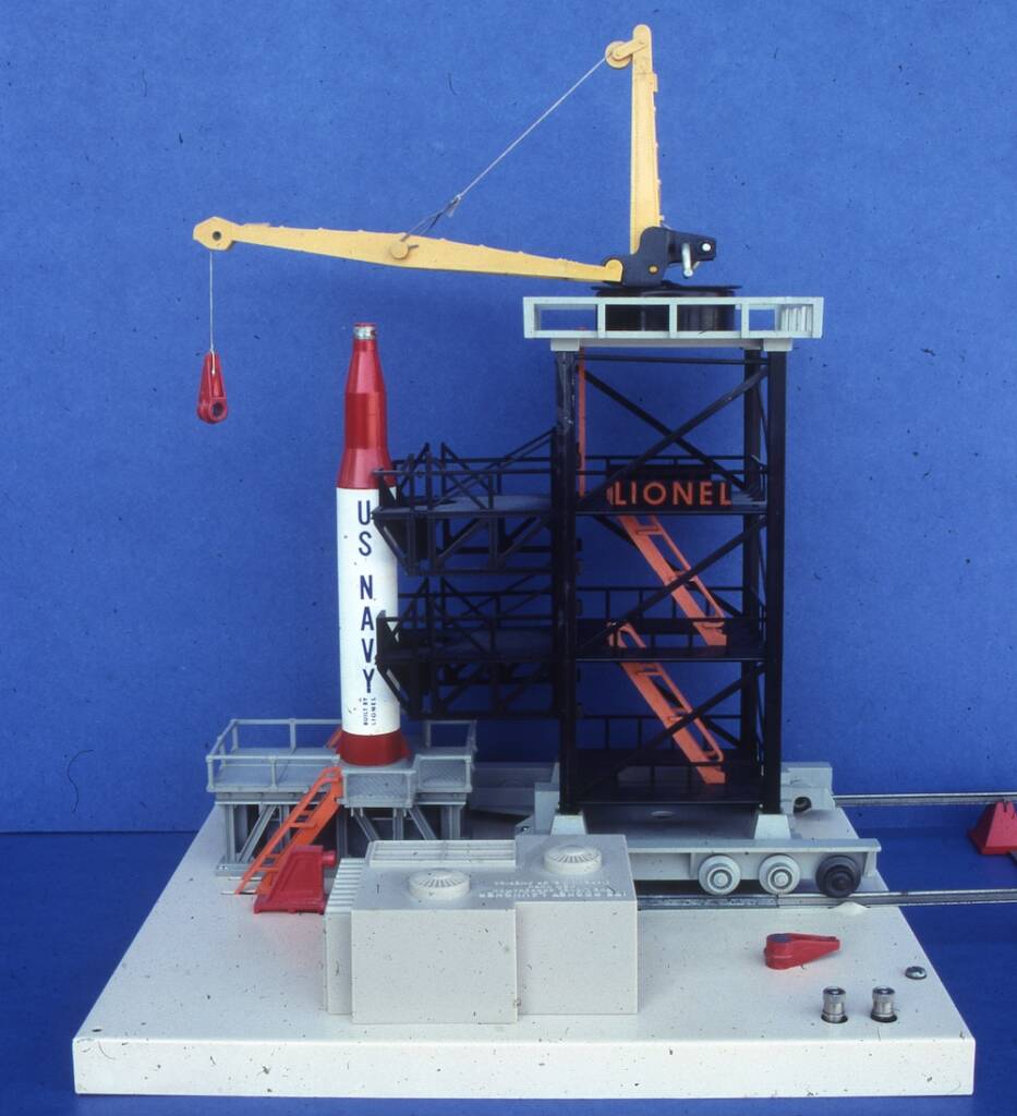 rocket launcher model on white base