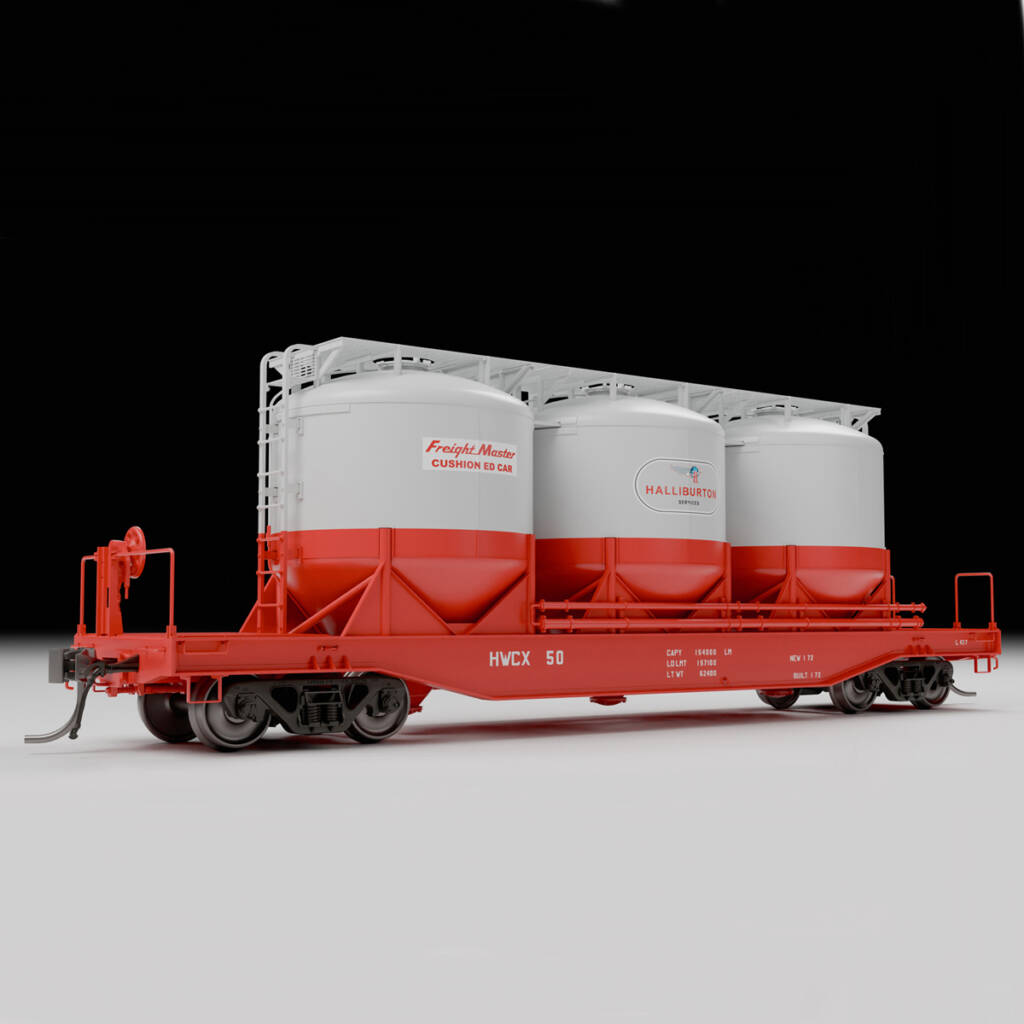 A model pneumatic freight car