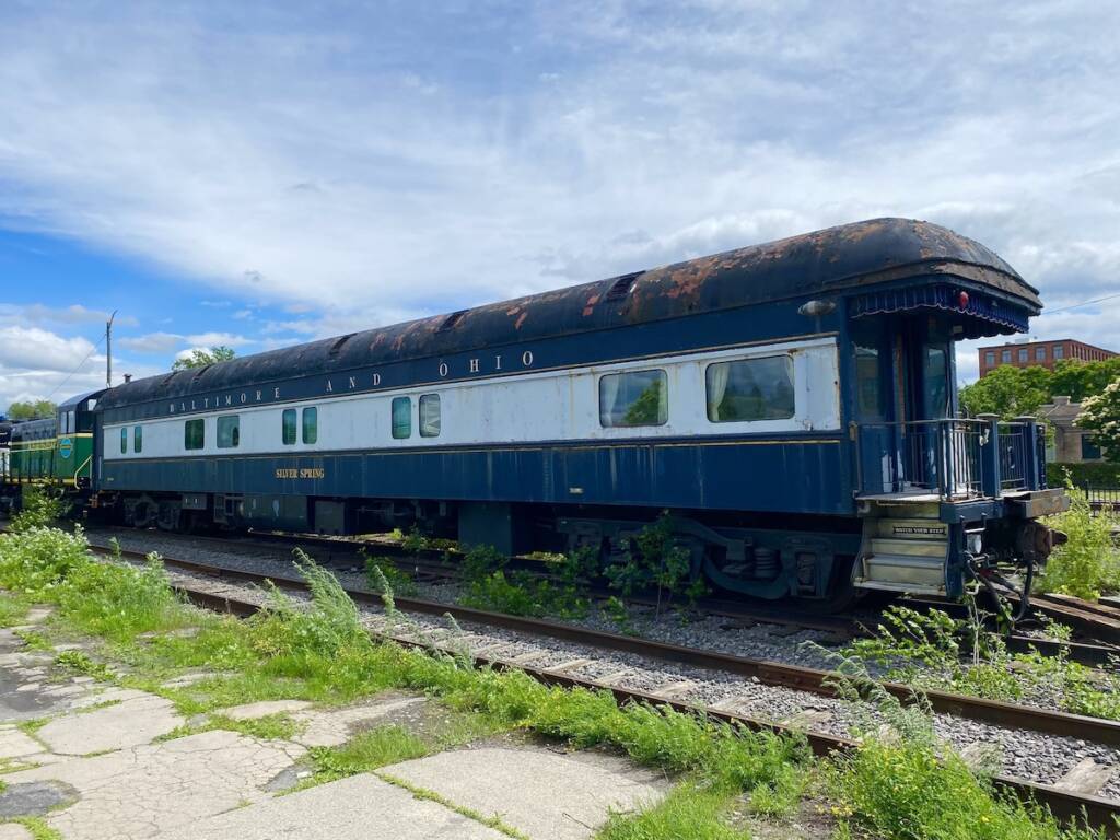 Private railcar sitting